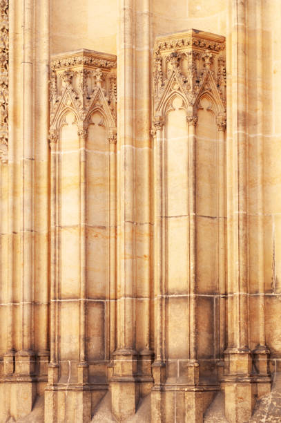 istock marble columns on the Prague Cathedral 1805668396