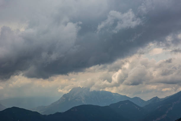 istock Storm clouds in Bergueda mountains, Barcelona, Pyrenees, Spain 1805676548