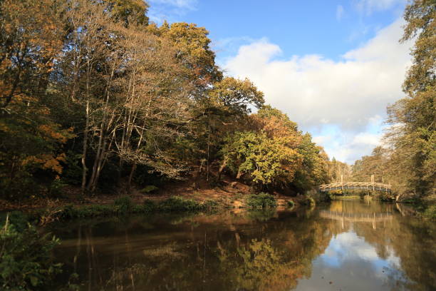 istock River Wey footbridge Guildford Surrey 1805686028