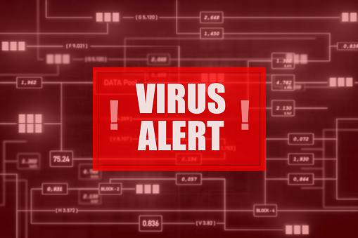 Infected Alert Virus Alert Stock Illustration - Download Image Now - Ransomware ...