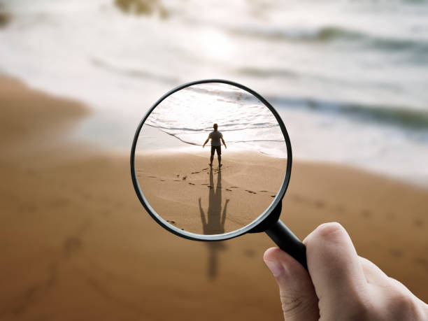 istock Focusing on a person at beach 1805714019