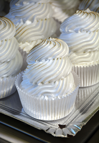 handmade meringue cupcake