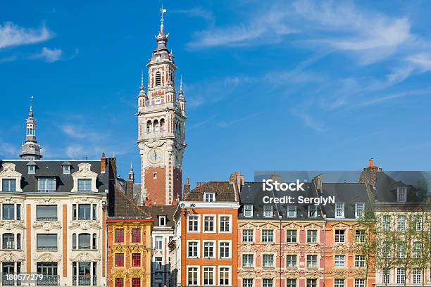 View On Chamber Of Commerce In Lille Stock Photo - Download Image Now - Lille, France, City