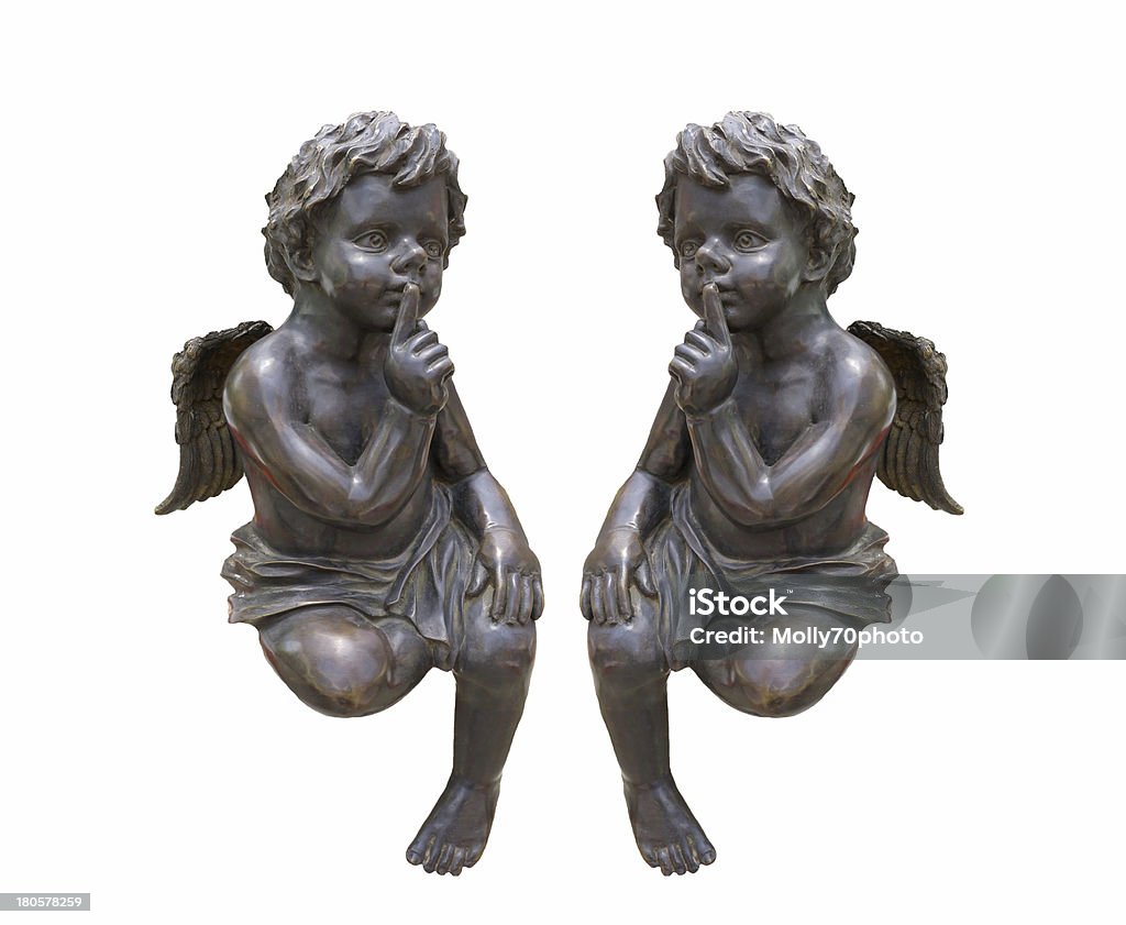 Statua di Cupido - Foto stock royalty-free di Ala di animale
