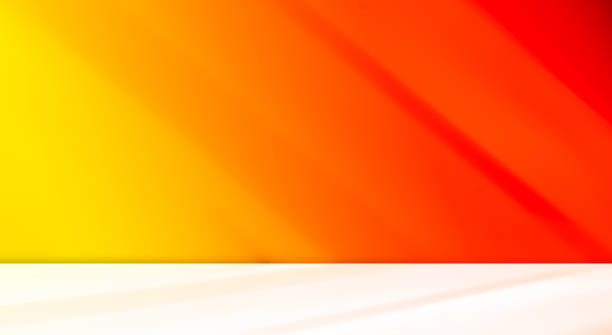 istock Orange Background Summer Shadow Flower Spring Light Table Product Beauty Cosmetic Abstract Red Studio 3d Bg Yellow Gradient Two Tone Warm Bright Color Blur Wallpaper Modern Podium Backdrop Loft Tropic 1805804432