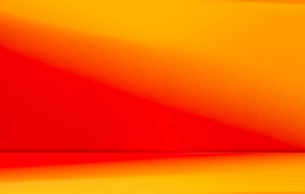 istock Orange Background Summer Shadow Flower Spring Light Table Product Beauty Cosmetic Abstract Red Studio 3d Bg Yellow Gradient Two Tone Warm Bright Color Blur Wallpaper Modern Podium Backdrop Loft Tropic 1805804502