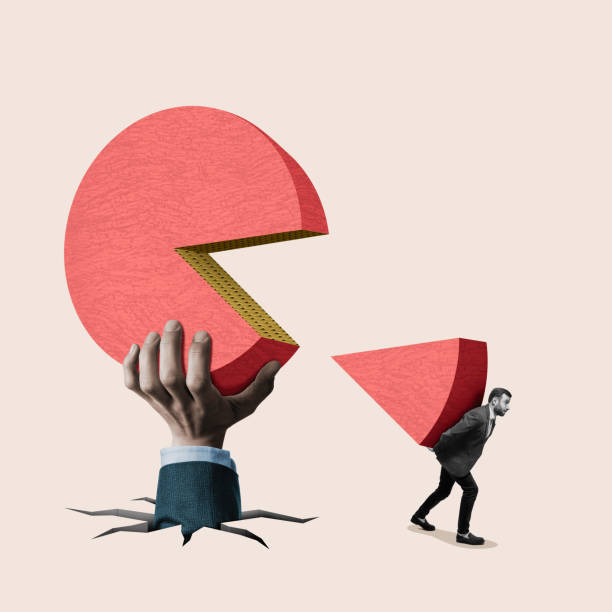 istock Concept of market share. 1805809759