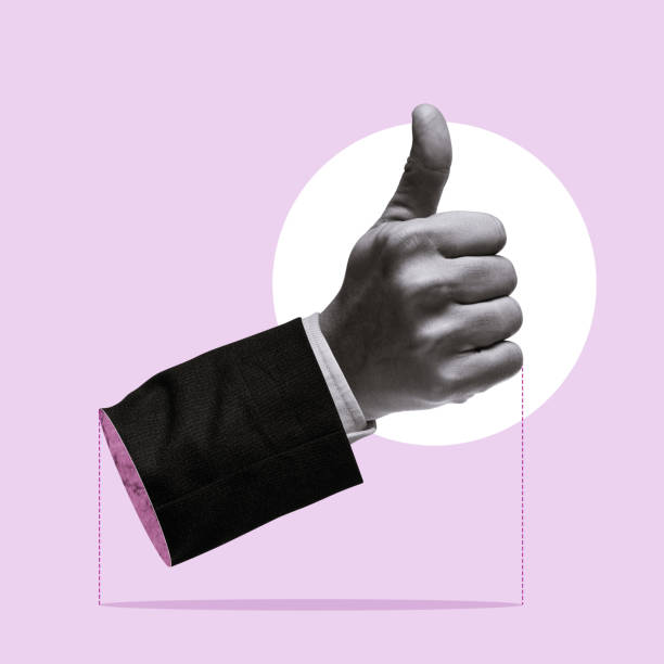 istock Thumbs up, your service is excellent. Concept. 1805810305