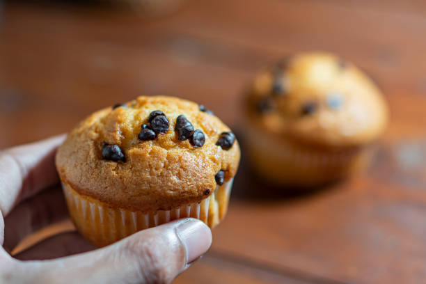 istock mini cupcakes on a wooden plate 1805813108