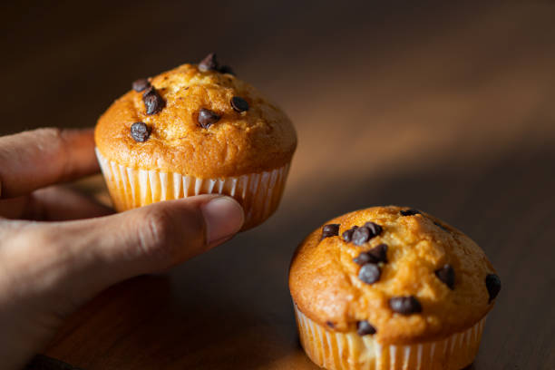 istock mini cupcakes on a wooden plate 1805814793