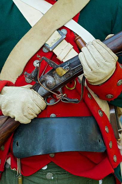 istock Reenactor of the 4th Continental Light Dragoons 180581732
