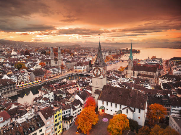 istock Zurich, Switzerland on an Autumn Morning 1805819834
