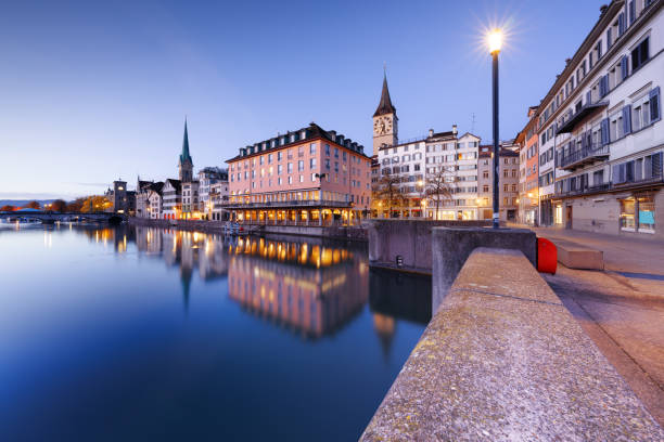 istock Zurich, Switzerland on the Limmat River 1805820988