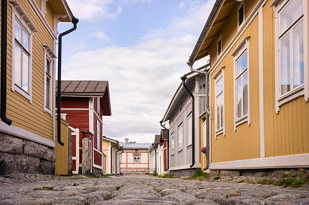 istock Wooden Housing - UNESCO World Heritage site 180583016