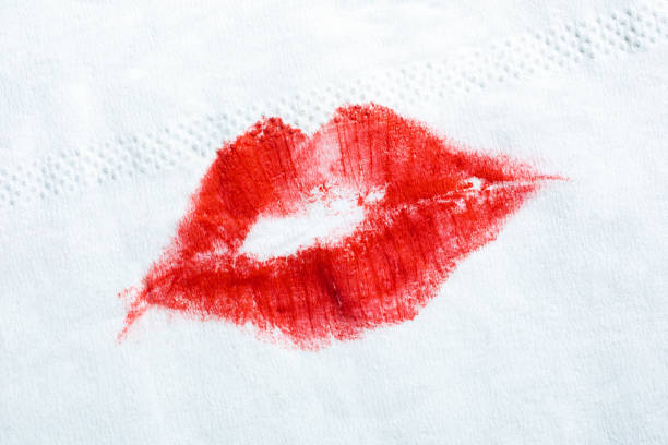 istock red kiss on paper 1805834647