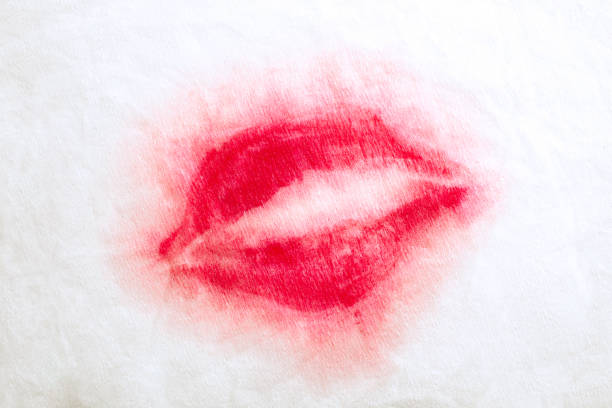 istock red kiss on paper 1805834692