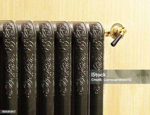 Classical Heating Radiator Stock Photo - Download Image Now - Black Color, Heat - Temperature, Iron - Metal