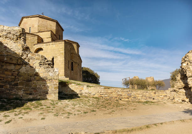 istock view of the Jvari Monastery from the footpath 1805848646