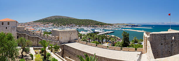 istock Panoramic view of Cesme, Turkey 180584888