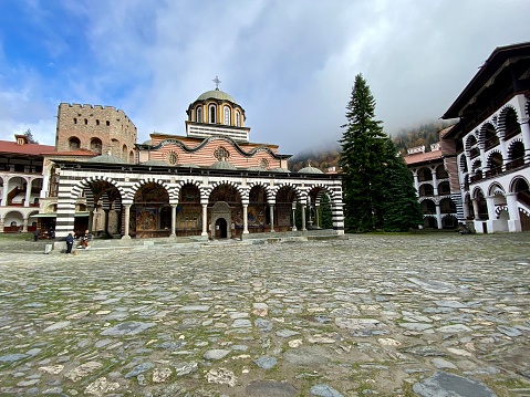 Bulgaria - Rila Mounts - Rila Monastery - It is the largest and most famous Eastern Orthodox monastery in Bulgaria. It is situated in the Southwestern Rila mountains. It is part of UNESCO world heritage site