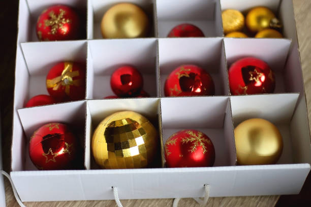 istock Christmas Ornaments in the Boxes 1805902257