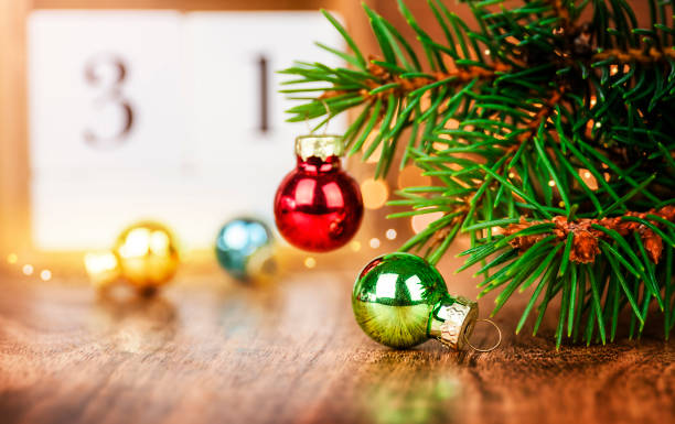 istock Christmas Fir tree with Ornaments 1805907435