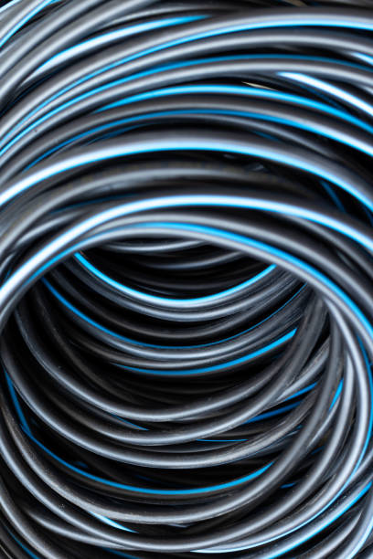 istock Electrical installation material, wires and cables for electrical wiring, high prices of building materials, CYKY-3x1,5 1805955511