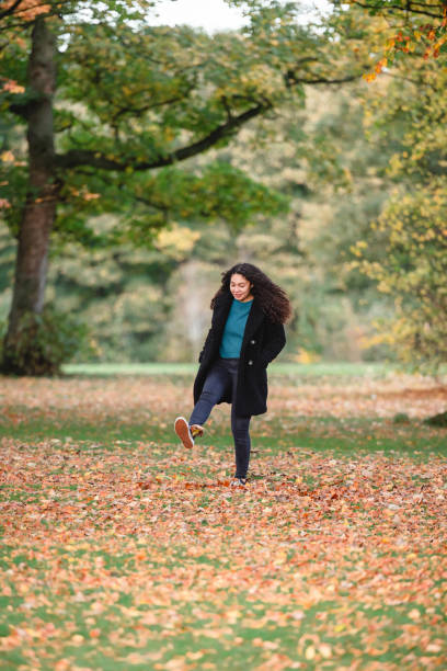 Passeggiata autunnale - foto stock