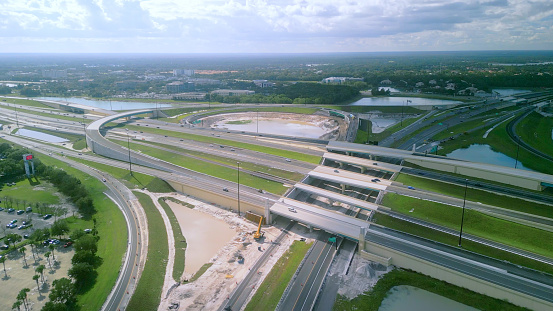 Interstate Interchange - High Capacity Transit - Off Ramps and On Ramps - Overpass\nFlorida