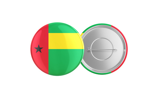 Zimbabwe country flag in sphere with white shadow - illustration