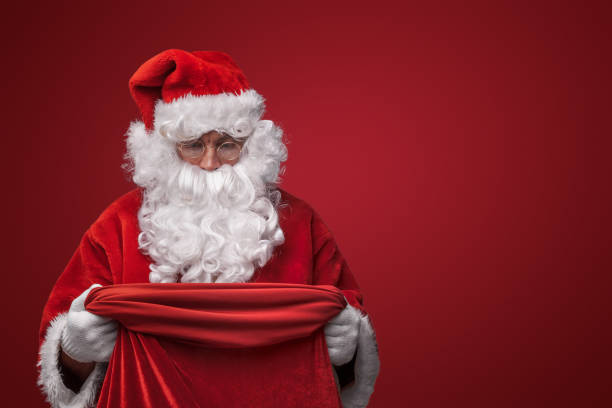 istock Confident Santa Claus Ready for Christmas 1806039883