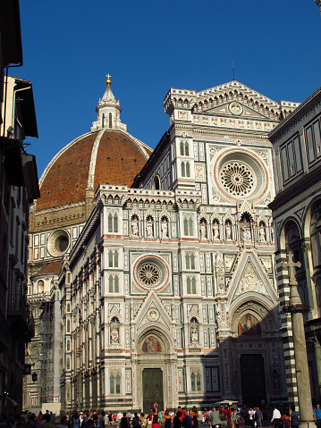 Florence, Italy - 11Jul 2011: Santa Maria del Fiore - Florence Cathedral, Italy