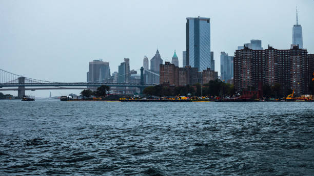Manhattan view, New York City stock photo