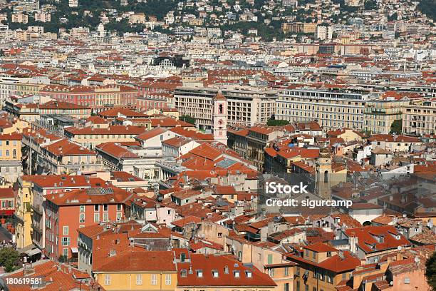 Antica Città Di Nizza Costa Azzurra Francia - Fotografie stock e altre immagini di Ambientazione esterna - Ambientazione esterna, Baia degli Angeli, Blu