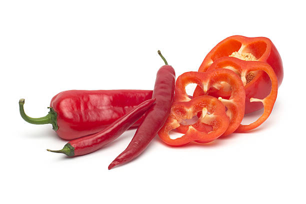 istock Chili and bulgarina pepper isolated 180622044