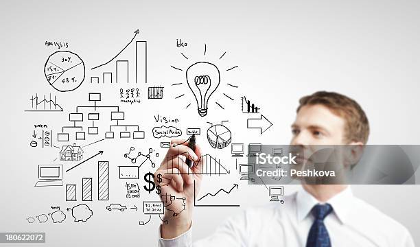 Plan Strategy Success Stock Photo - Download Image Now - Adult, Brainstorming, Business