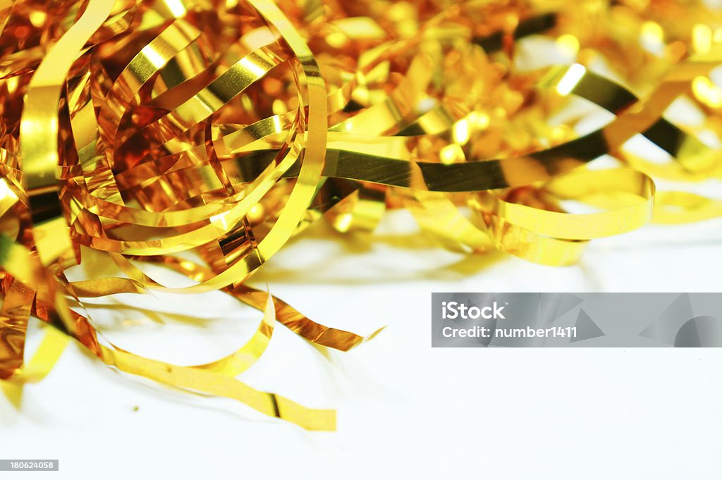 Cintas de oro brillante - Foto de stock de Acontecimiento libre de derechos