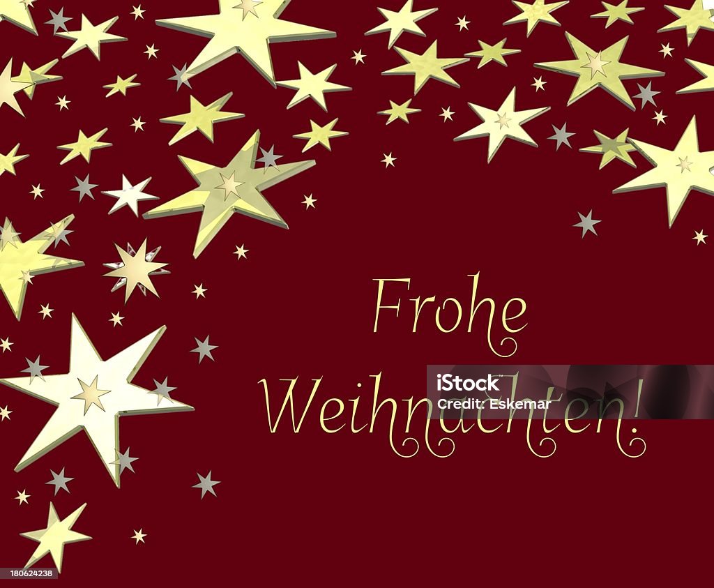 Frohe Weihnachten -Merry Christmas in ドイツ - クリスマスのロイヤリティフリーストックイラストレーション