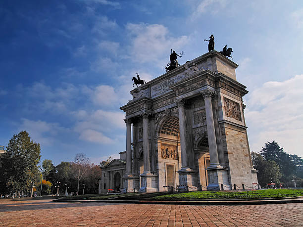 istock The Arch of Peace in Milan 180625303