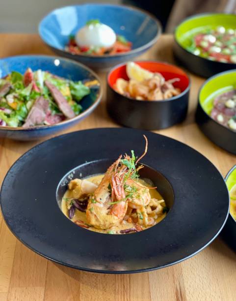 istock Fish soup with  seafood. 1806260518