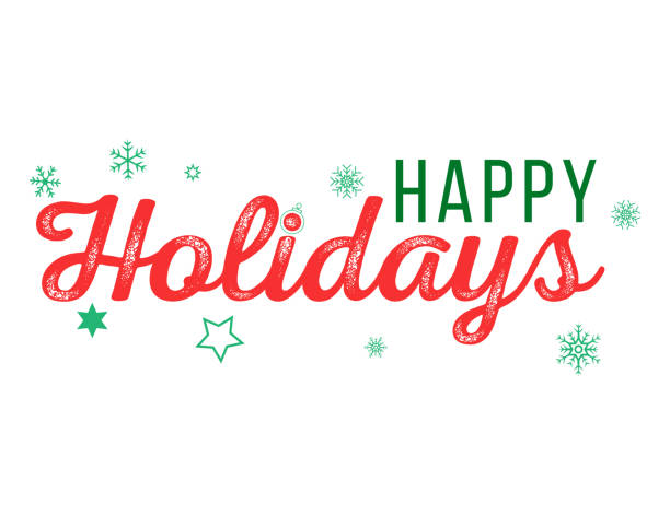 istock Happy Holidays design for greeting card, invitation, calendar, poster, event... 1806269289