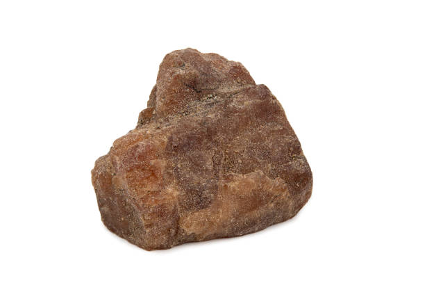 istock The mineral hessonite is reddish in color with a crystalline structure 1806281394
