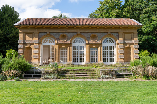 Taunton.Somerset.August 14th 2021.Photo of the Orangery at Hestercombe gardens in Somerset