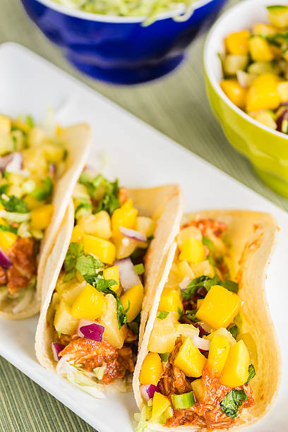 istock Hawaiian BBQ Chicken Tacos 180629582