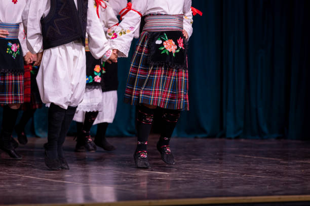 istock Serbian Orthodox folk costume, folklore and folk dances 1806295880