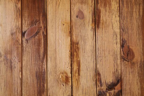 istock Texture of wooden surface as background, top view 1806318348