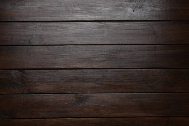 istock Texture of wooden surface as background, top view 1806319446