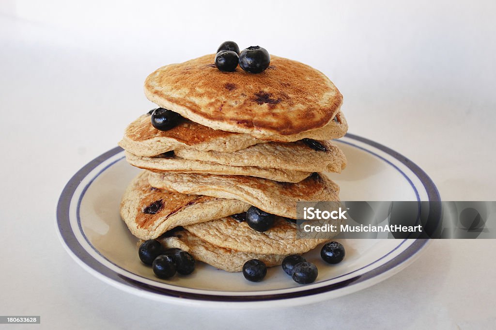 Avoine Crêpes aux myrtilles - Photo de Pancake libre de droits