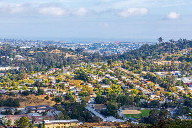 istock Valley Homes panoramic view in Belmont, California 1806341726