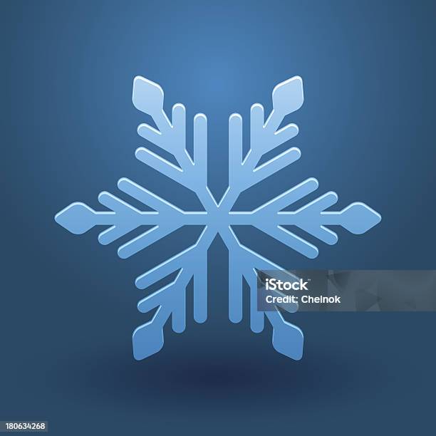 Vector Snowflake Stock Illustration - Download Image Now - Abstract, Blue, Christmas